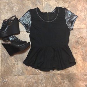 Miss Me Peplum Top